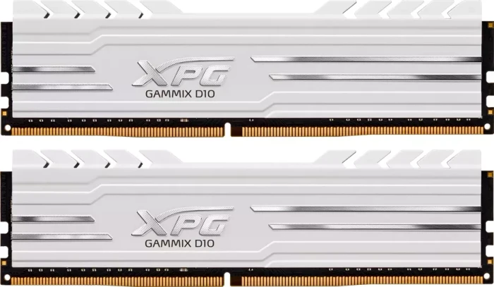 ADATA XPG Gammix D10 weiß UDIMM 16GB Kit, DDR4-3200, CL16-20-20