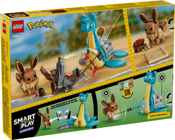 LEGO Pokémon SMART Play - Evoli und Lapras auf Schatzsuche
