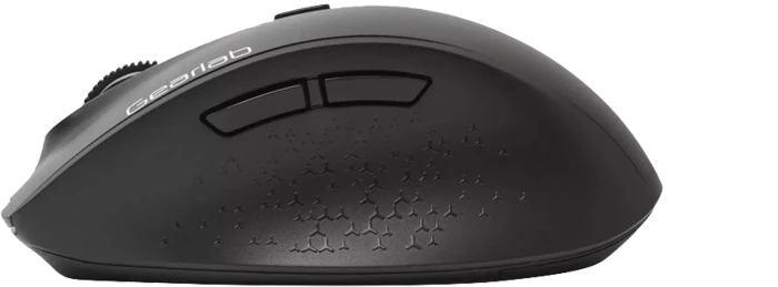 Gearlab eSTUFF G305 Wireless Mouse schwarz, USB/Bluetooth