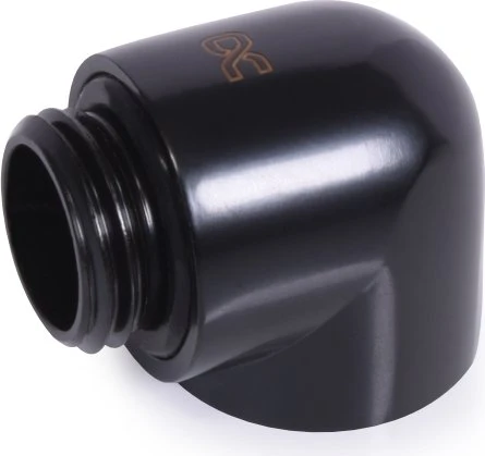 Alphacool Eiszapfen 90° L-Verbinder G1/4" AG auf G1/4" IG, schwarz