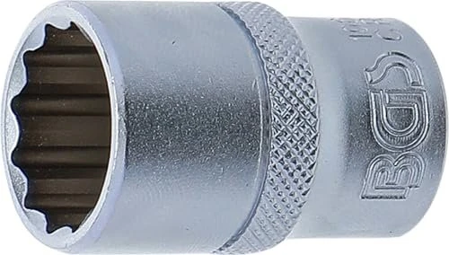 BGS technic Außenzwölfkant Steckschlüssel 1/2", 18mm