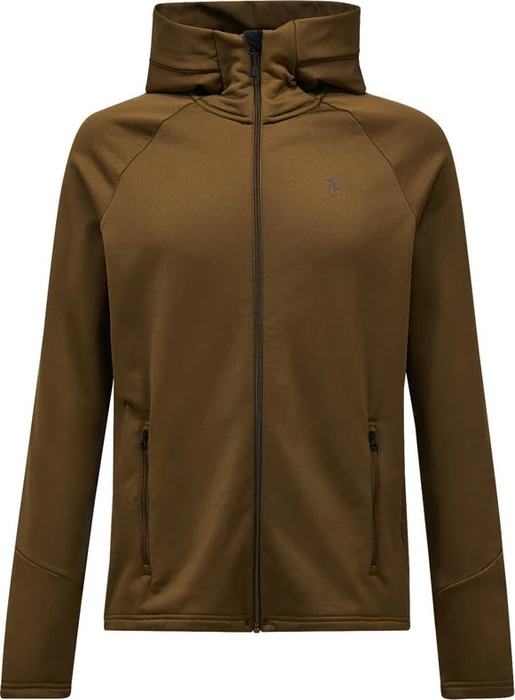 Peak Performance Rider Essentials Midlayer Zip Hood Jacke meadow moss (Herren)