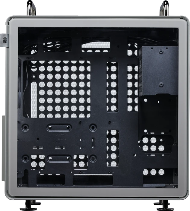 Cooler Master Qube 540 Moonstone, grau, Glasfenster