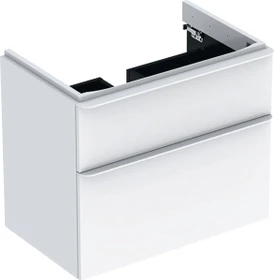 Geberit Smyle Square Unterschrank 73.4x61.7x47cm, 2 Schubladen, weiß
