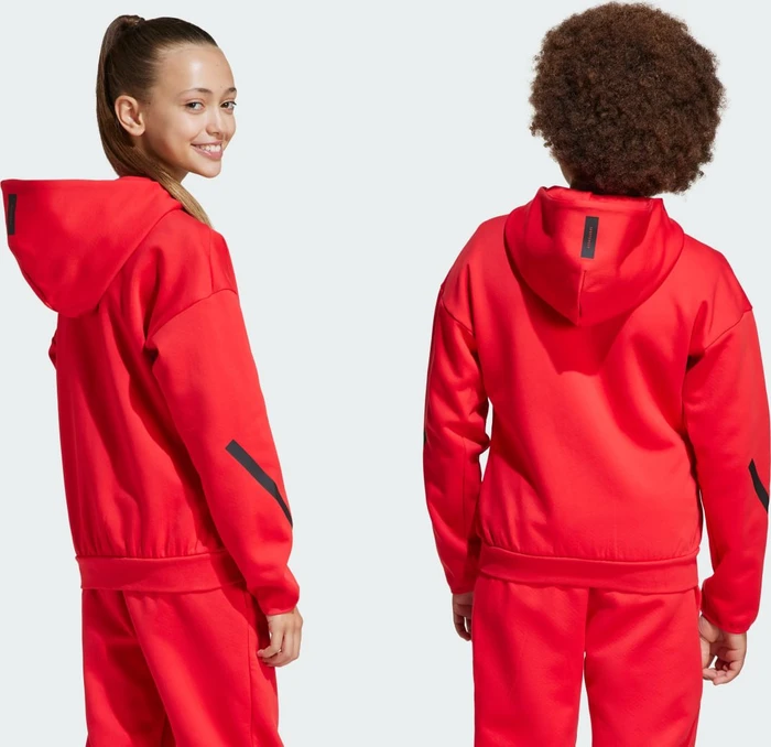 adidas Z.N.E. Zip Hoodie pure ruby/black (Junior)
