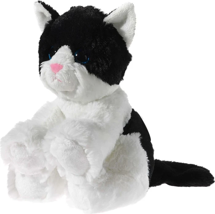 Heunec Glitter Kitty Katzenbaby 24cm schwarz/weiß