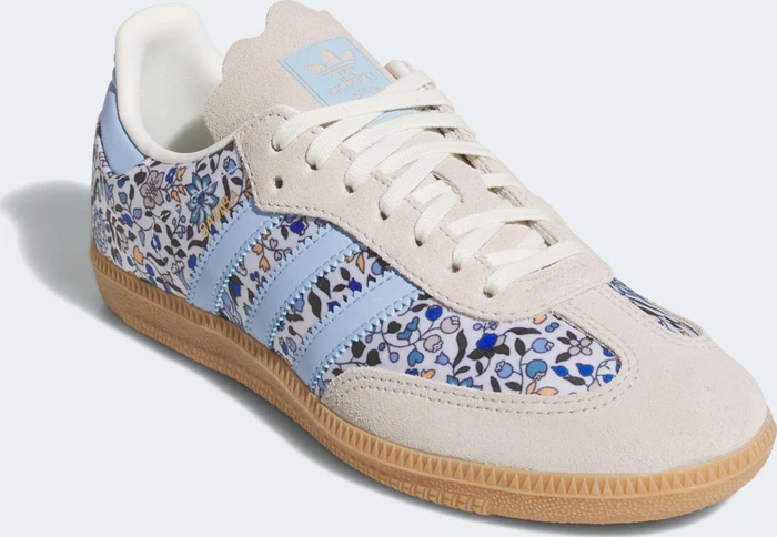 adidas Samba OG x Liberty London blue/off white/gum (Junior)