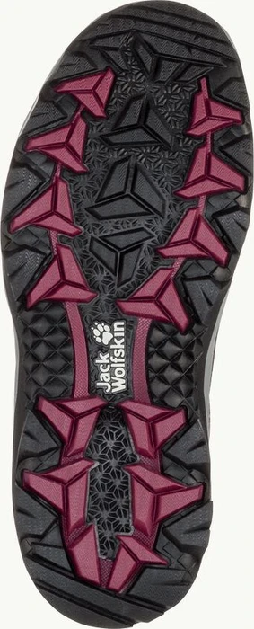 Jack Wolfskin Vojo 3 Texapore Low khaki/burgundry (Damen)