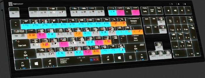 LogicKeyboard Astra 2 Adobe Graphic Designer, USB, FR