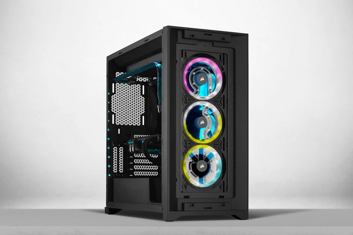 Corsair iCue 5000D RGB Hydro X, schwarz, Glasfenster