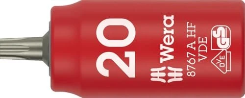 Wera 8767 A VDE HF Zyklop Torx Steckschlüssel 1/4", T20x36mm