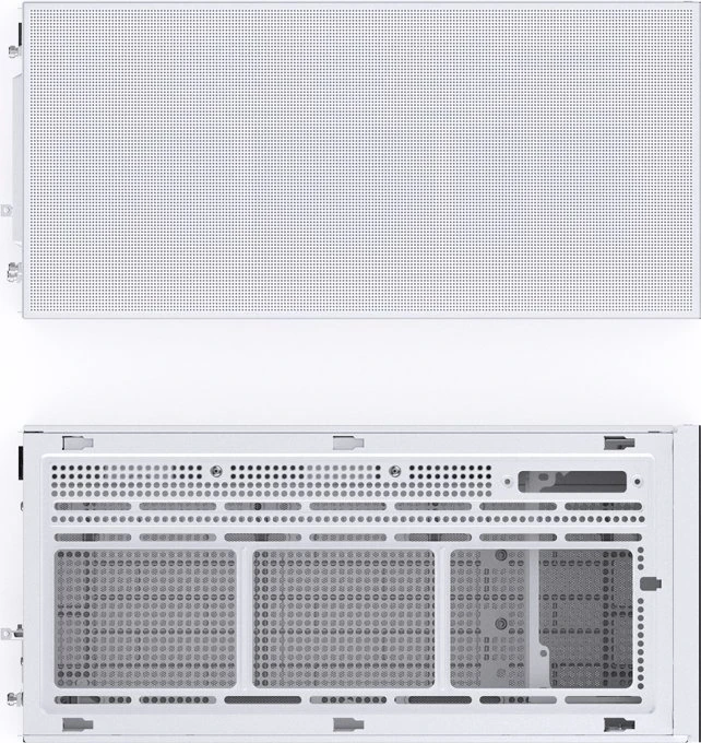 Jonsbo D31 Mesh Screen White, weiß, Glasfenster