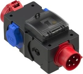 PCE Mobilverteiler Kunststoff Baureihe ST.ANTON 6F 16/5 2xSSD GS16/5 Ea IP44