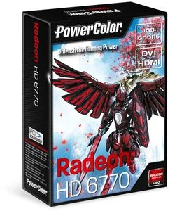 PowerColor Radeon HD 6770, 1GB GDDR5, VGA, DVI, HDMI