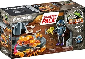 playmobil Dino Rise Starter Pack Kampf gegen den Feuerskorpion