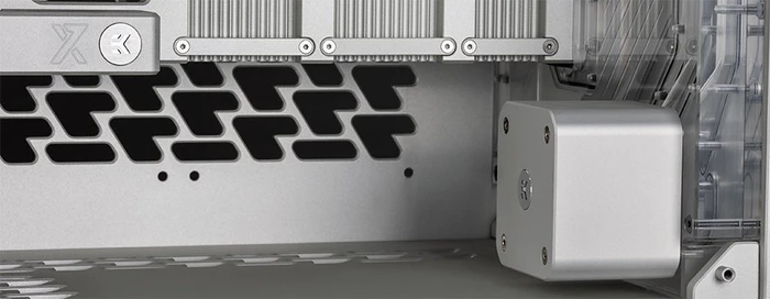 EK Water Blocks EK-Quantum Torsion A60 Silver Limited Edition, silber, Glasfenster