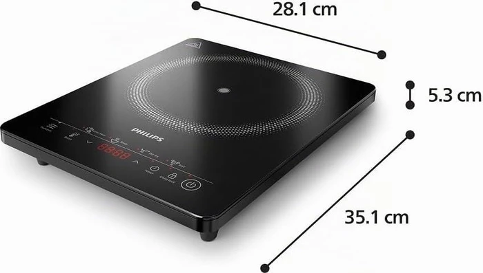 Philips 3000 Series HD5830/90 Einzel-Induktionskochfeld freistehend