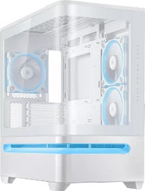 ASUS Prime AP202 ARGB, weiß, Glasfenster