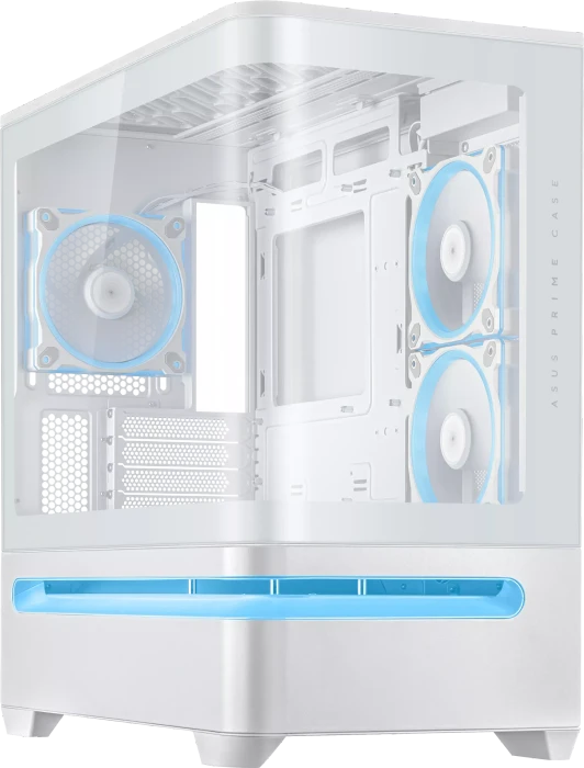 ASUS Prime AP202 ARGB, weiß, Glasfenster