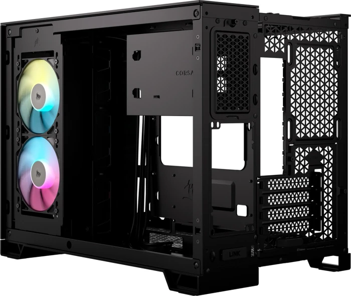 Corsair 2500X RGB, schwarz, Glasfenster