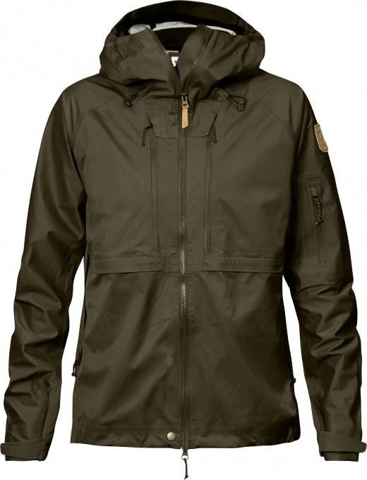 Fjällräven Keb Eco-Shell Funktionsjacke dark olive (Damen)