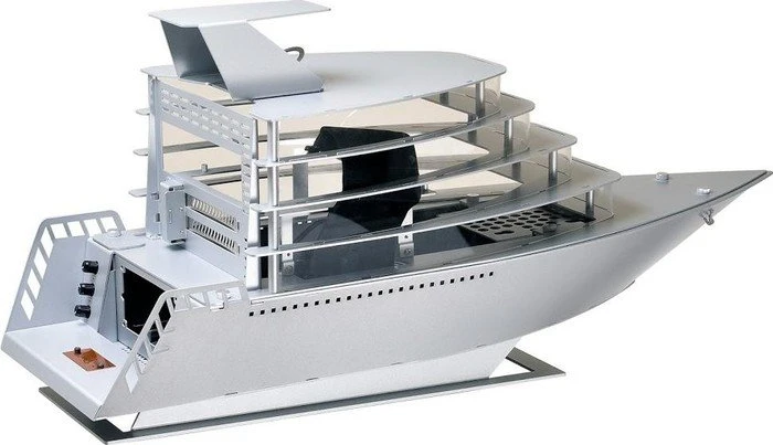 Lian Li PC-Y6 Odyssey Yacht weiß, Mini-ITX
