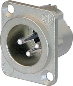 Neutrik NC3MD XLR-Steckverbinder silber