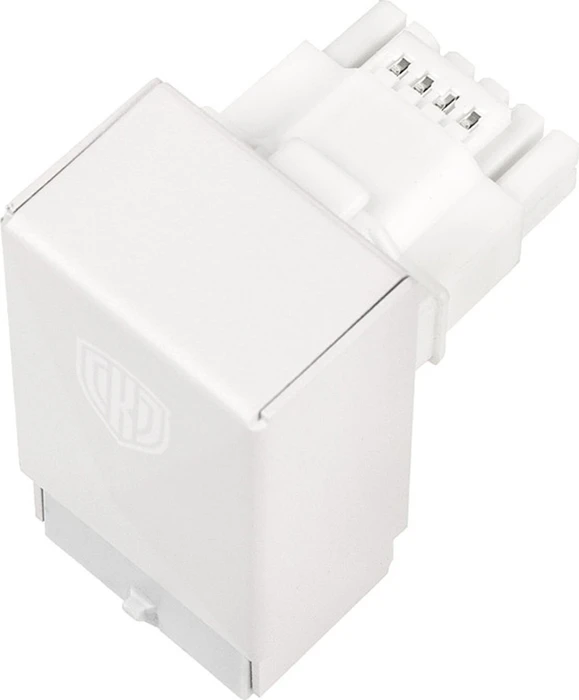 Kolink Core Pro 12V-2x6 Winkeladapter 90°, Typ 1, Sense-Pins an der Oberseite, weiß
