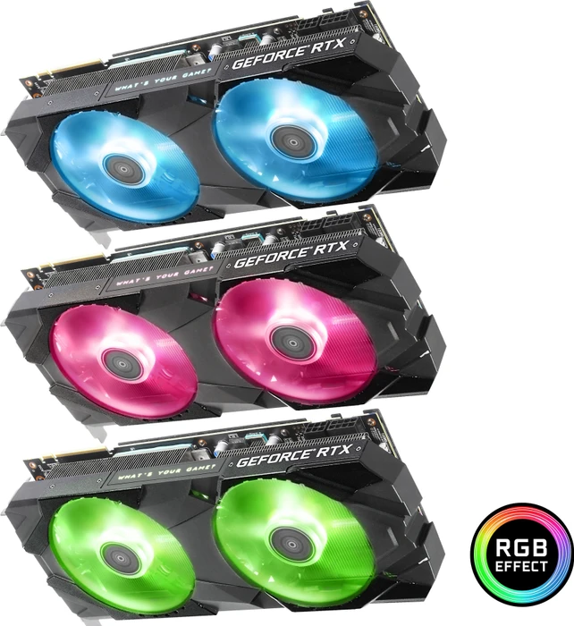 KFA2 GeForce RTX 2080 EX (1-Click OC), 8GB GDDR6, HDMI, 3x DP