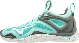 Mizuno Wave Mirage 3 Handballschuhe glaciergray/white/fierycor (Damen)