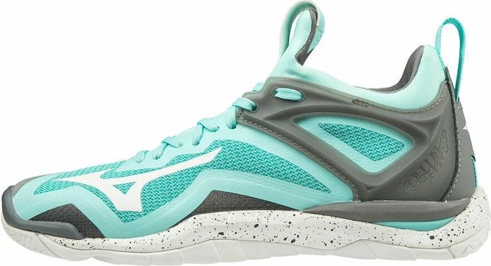 Mizuno Wave Mirage 3 Handballschuhe glaciergray/white/fierycor (Damen)