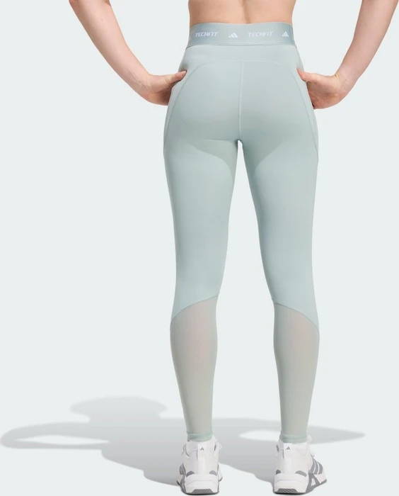 adidas TECHFIT Stash Pocket Full-Length Hose lang wonder sage (Damen)