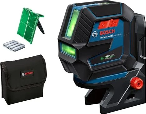 Bosch Professional GCL 2-50 G Batterie-Kreuzlaser inkl. Tasche + Zubehör