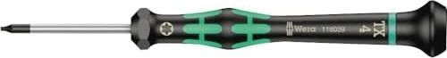 Wera Kraftform Micro 2067 Elektroniker Torx Schraubendreher, T4x40mm
