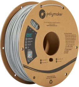 Polymaker PolyLite PLA Pro, grau, Spule, 1.75mm, 1.00kg