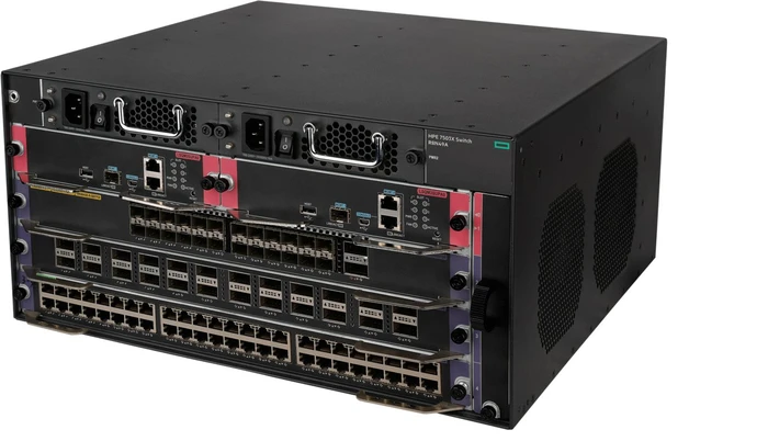 HPE FlexNetwork 7500X Series 7503X Rackmount Switch, 5x Erweiterungsslot
