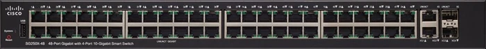Cisco SG250X Rackmount Gigabit Smart Switch, 48x RJ-45, 2x RJ-45/SFP+