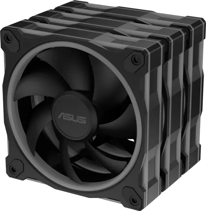 ASUS MR120 ARGB, schwarz, 120mm, 3er-Pack
