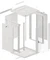 Lanberg WF01 Series 19" Wandschrank 18HE, hängend, Flatpack, Glastür, IP20, RAL 7035, 600mm tief Vorschaubild