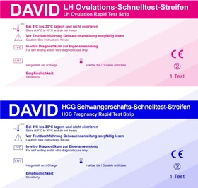 David Ovulationstest 10miu/ml LH, 15 Stück