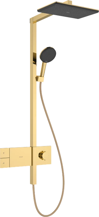 Hansgrohe Raindance Alive Q Showerpipe 210/340 1jet EcoSmart mit ShowerSelect Comfort polished gold optic