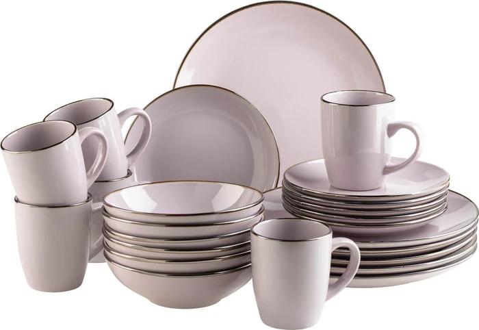 Mäser Mettalic Rim Kombiservice-Set, 24-tlg.