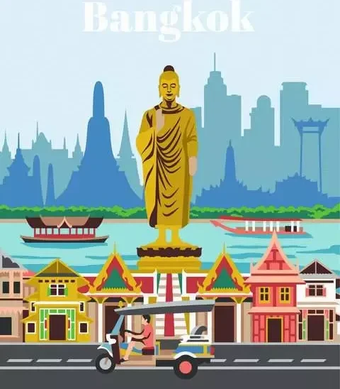 Ravensburger Malen nach Zahlen CreArt Farbenfrohes Bangkok