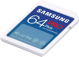 Samsung PRO Plus for Professionals R180/W130 64GB, UHS-I U3, Class 10