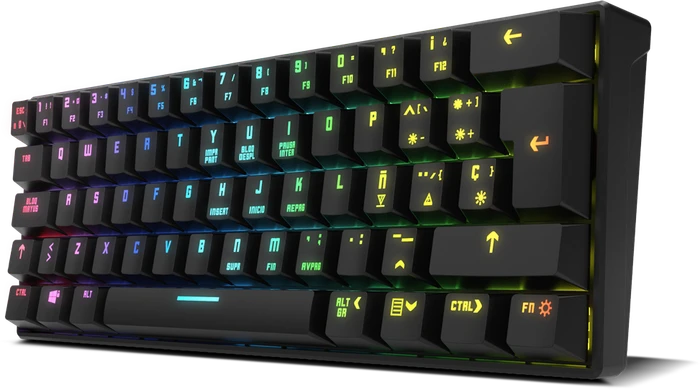 Krom Kluster Mini, LEDs RGB, Outemu Red, USB/Bluetooth, ES