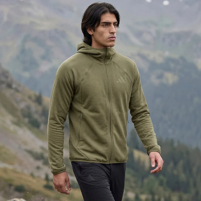 adidas Terrex Xperior Climawarm+ Ventknit Funktionsjacke olive strata (Herren)