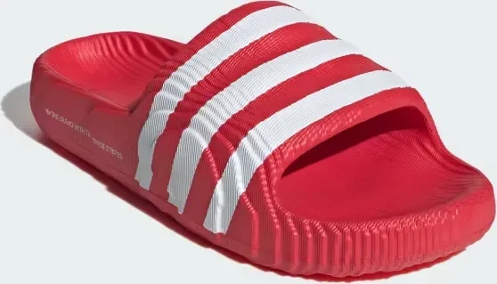 adidas Adilette 22 better scarlet/cloud white