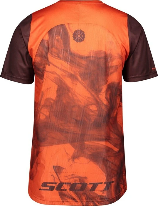 Scott Trail Vertic Trikot kurzarm orange pumpkin/maroon red (Herren)