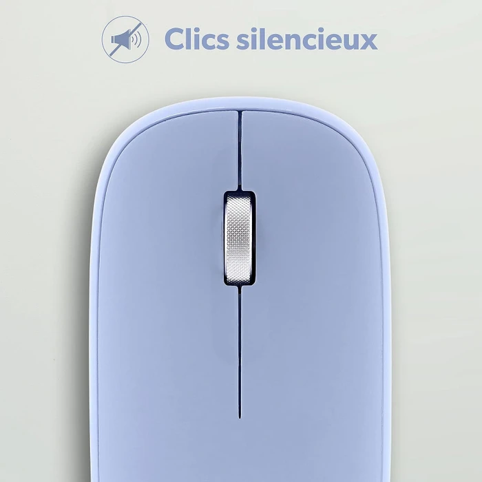 T'nB iClick color DUAL CONNECT Mouse blau, USB/Bluetooth