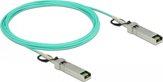 DeLOCK Active Optical Cable 10G 5m LAN-DAC, Lichtwellenleiter-Duplex, SFP+